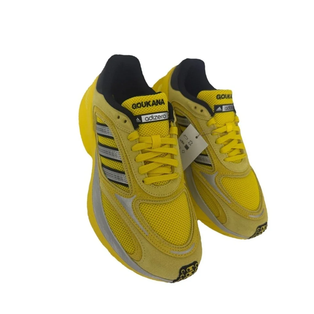 Adidas Unisex's Adizero Goukana Light Yellow Running‎ Shoes Size 8.5 New